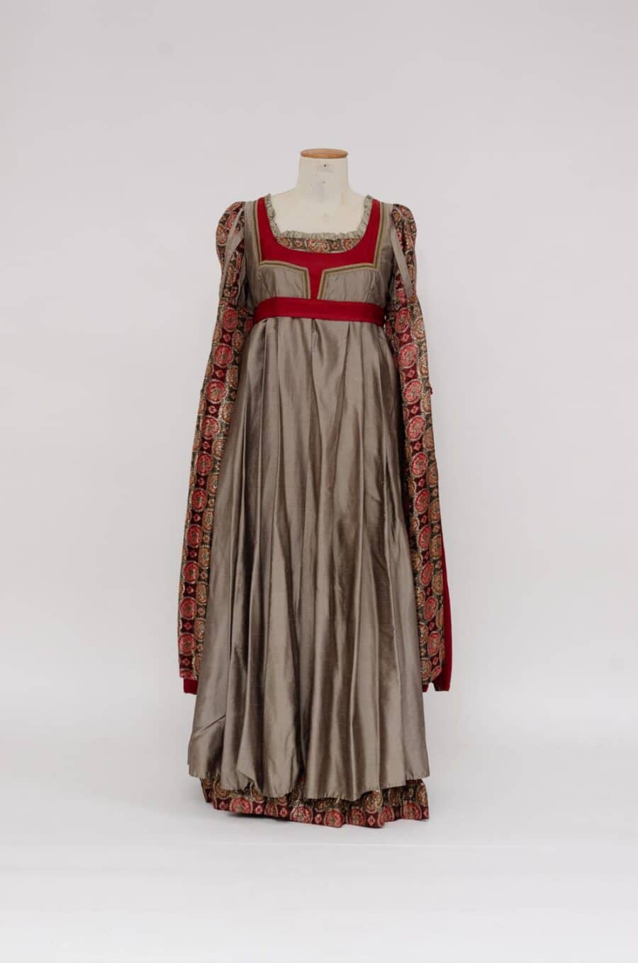 Renaissance jurk brons rood