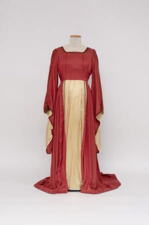 Renaissance jurk rood