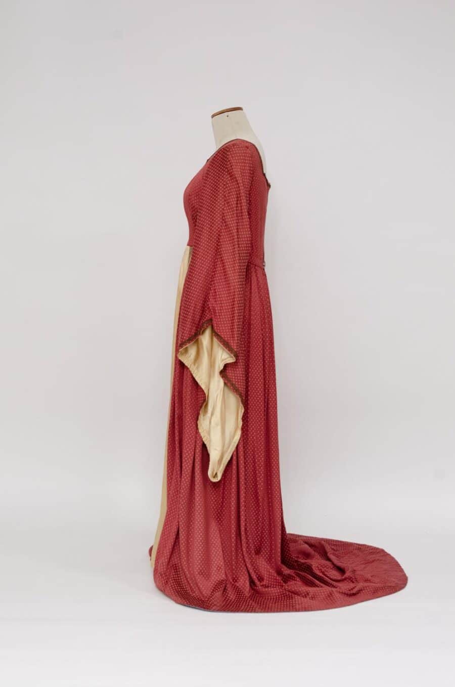 Renaissance jurk rood - Afbeelding 2